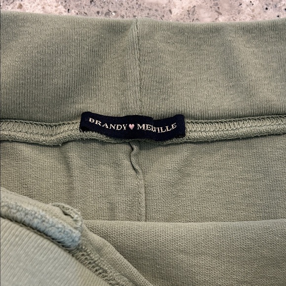 Brandy Melville Teal Skater Skirt - Picture 2 of 4